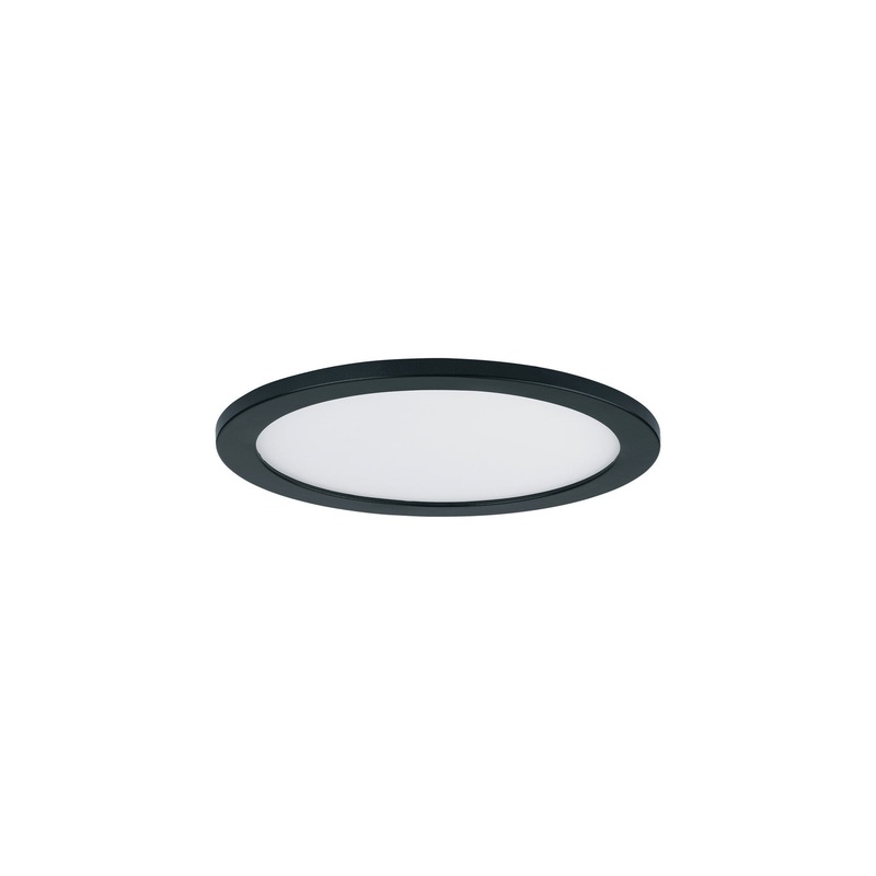 Wafer LED Flush Mount in Black