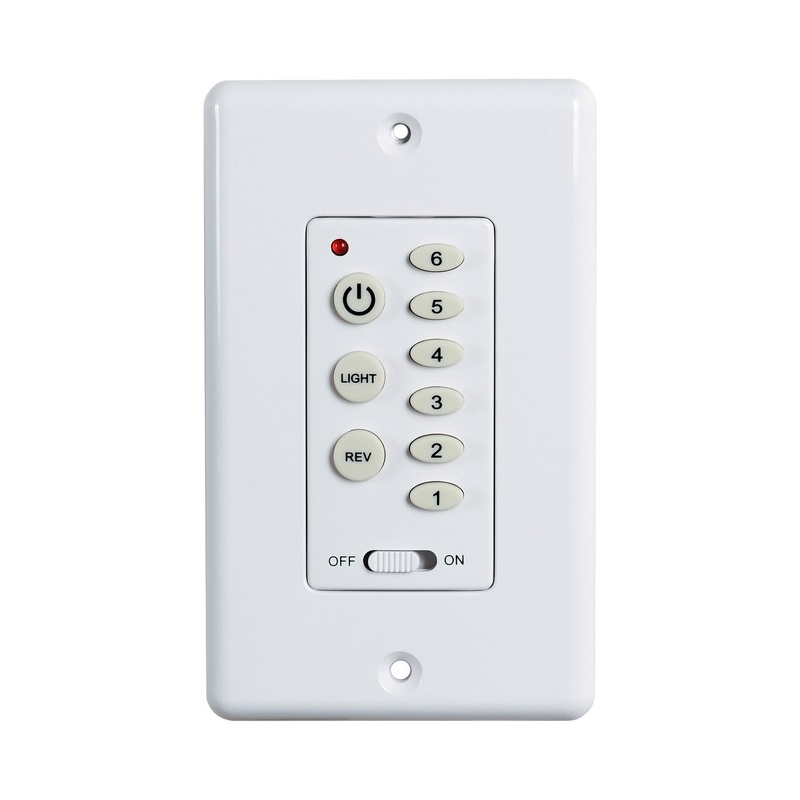 Accessories DC Wall Control Light and Fan Control (Reverse) in White