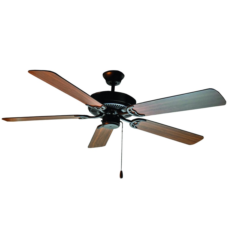 Basic-Max 52"Ceiling Fan in Oil Rubbed Bronze / Walnut / Pecan