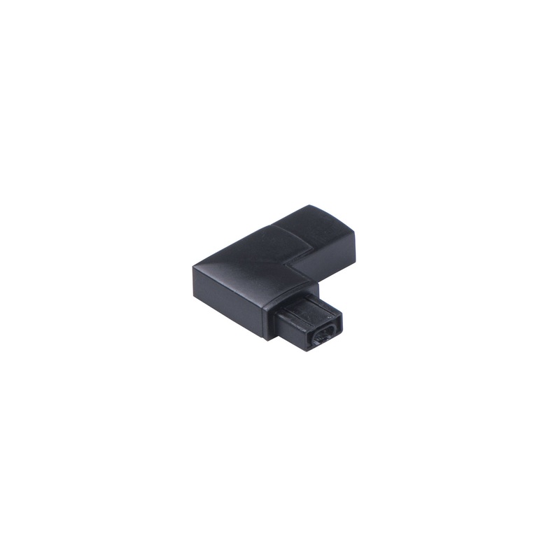 CounterMax MX-L-24-SS 90 Degree Connector, Right in Black