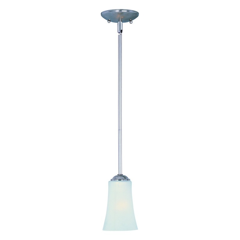 Logan One Light Mini Pendant in Satin Nickel