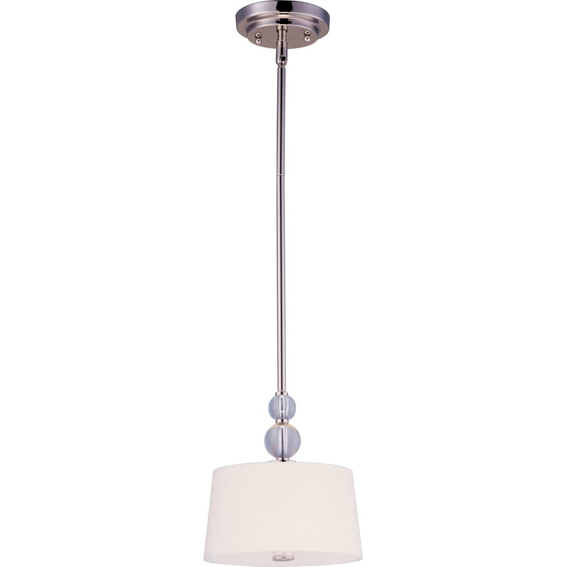 Rondo One Light Mini Pendant in Polished Nickel