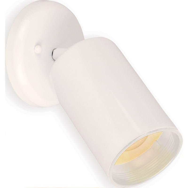 Spots One Light Flush Mount in White