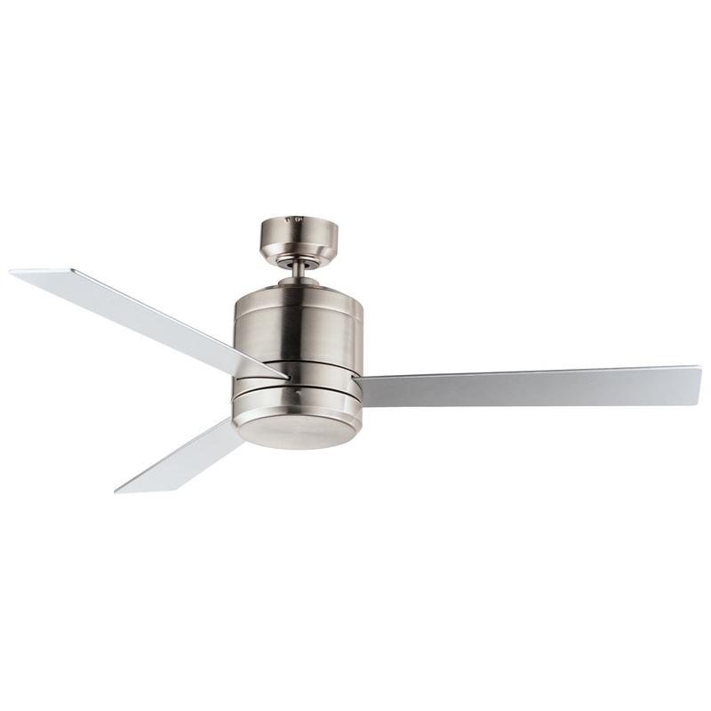 Tanker 52"Outdoor Ceiling Fan in Satin Nickel