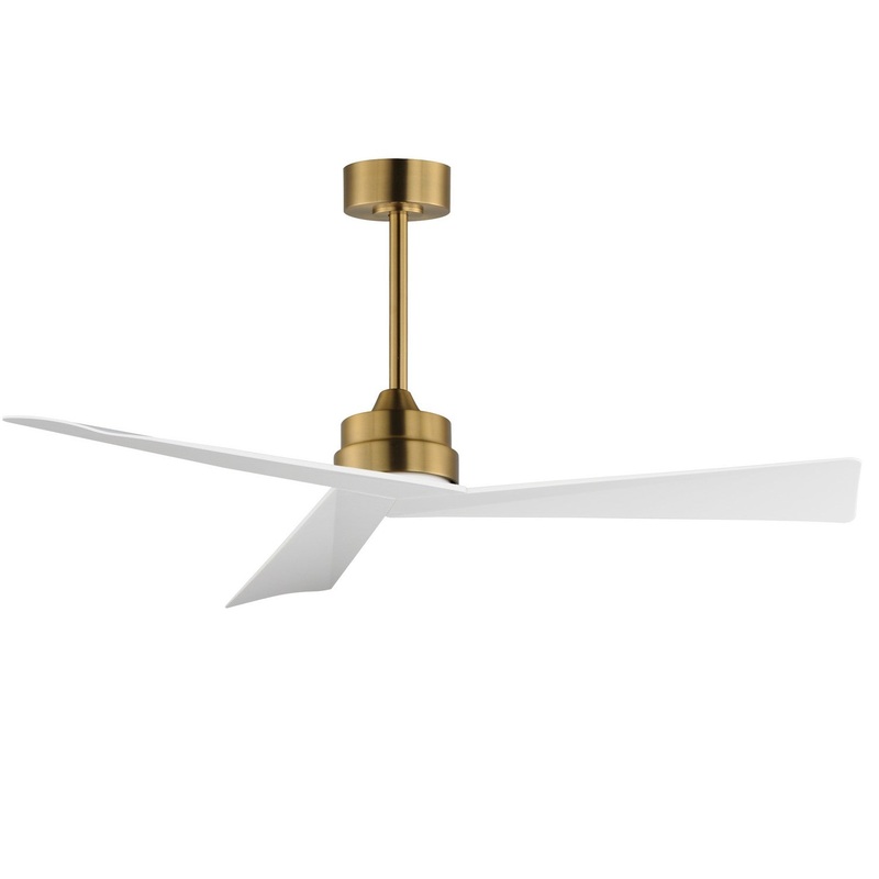 Vortex 52"Ceiling Fan in Natural Aged Brass