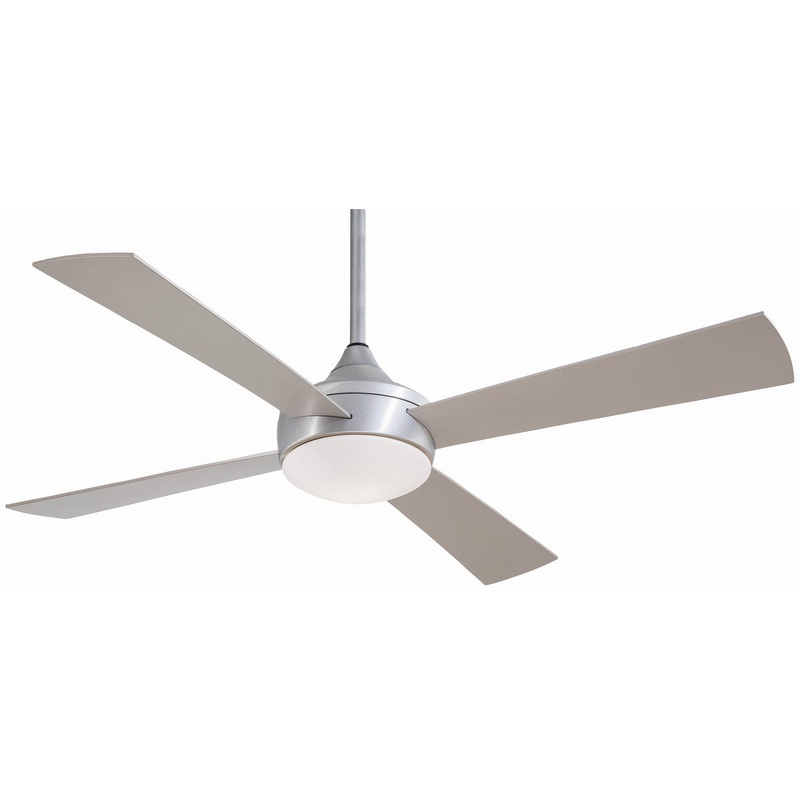 Aluma Wet Led 52"Ceiling Fan in Brushed Aluminum