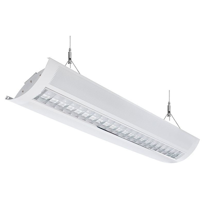 Architectural Round Direct Indirect Suspended in White