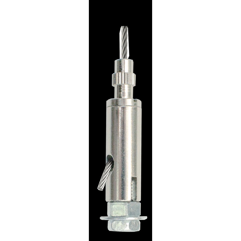 Auxiliary Keyhole Connector For Aircraft Suspension Cable
