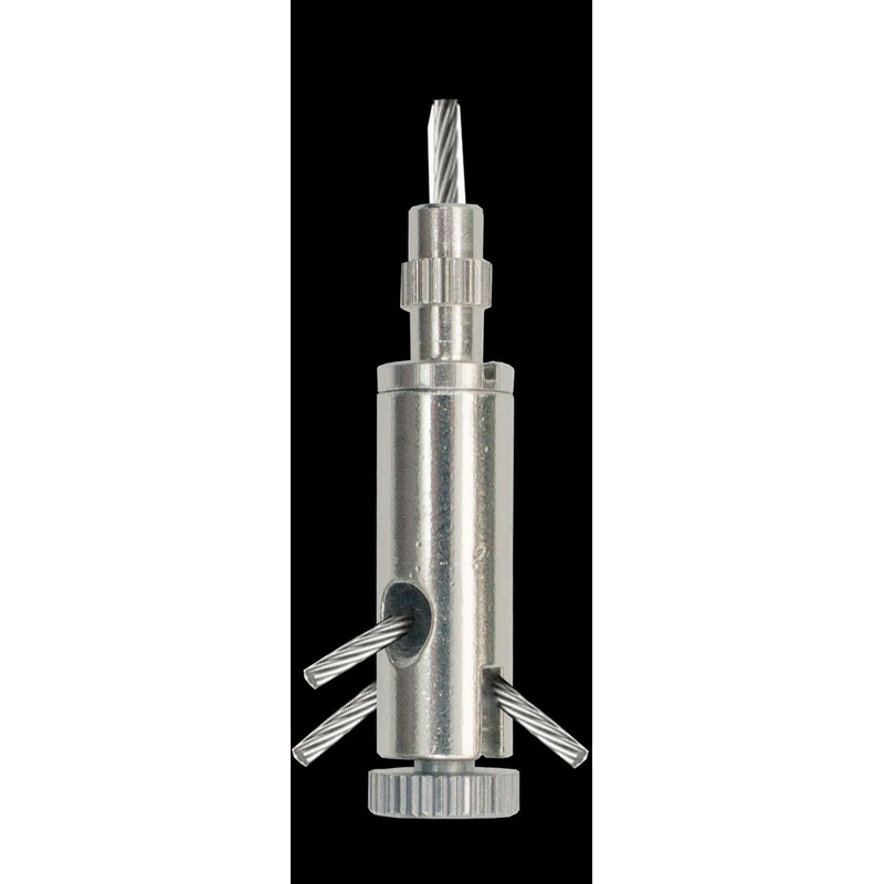 Auxiliary Y Connector For Aircraft Suspension Cable