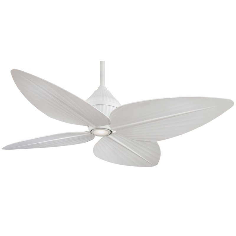 52" Gauguin Led 52"Ceiling Fan in Flat White