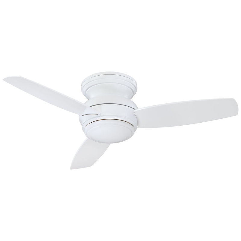 Traditional Concept 44" Led 44"Ceiling Fan in White