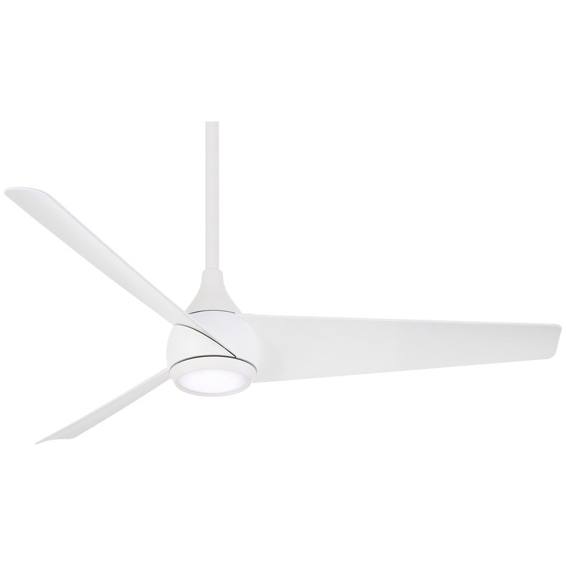 Twist 52"Ceiling Fan in Flat White
