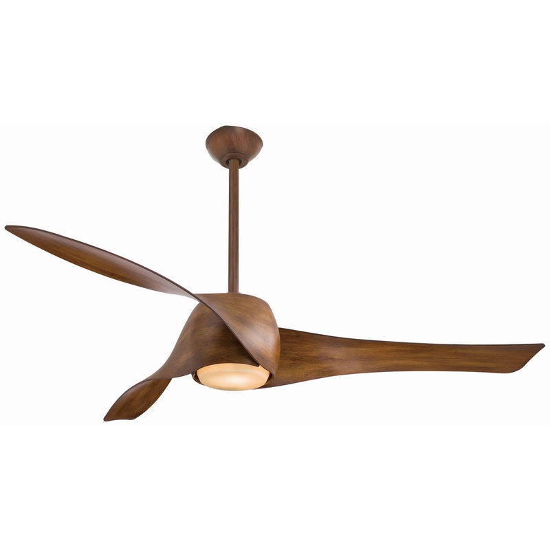 Artemis Led 58"Ceiling Fan in Distressed Koa