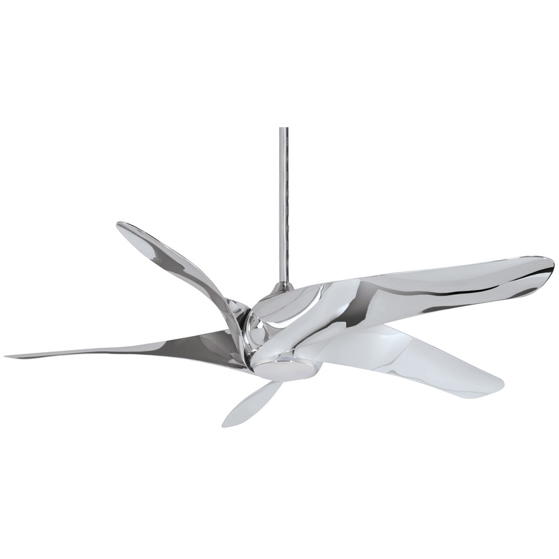 Artemis Xl5 Led 62"Ceiling Fan in Liquid Nickel