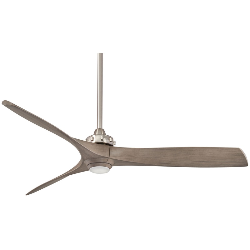 Aviation Led 60"Ceiling Fan in Brushed Nickel