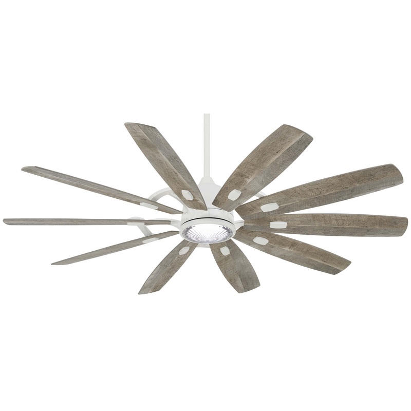 Barn 65"Ceiling Fan in Flat White