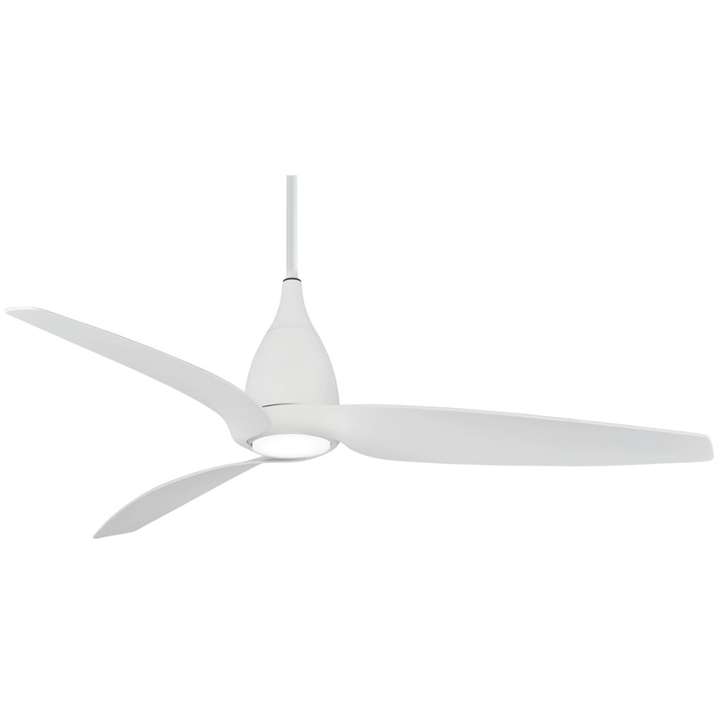 Tear 60"Ceiling Fan in Flat White