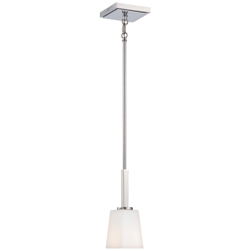 City Square One Light Mini Pendant in Chrome