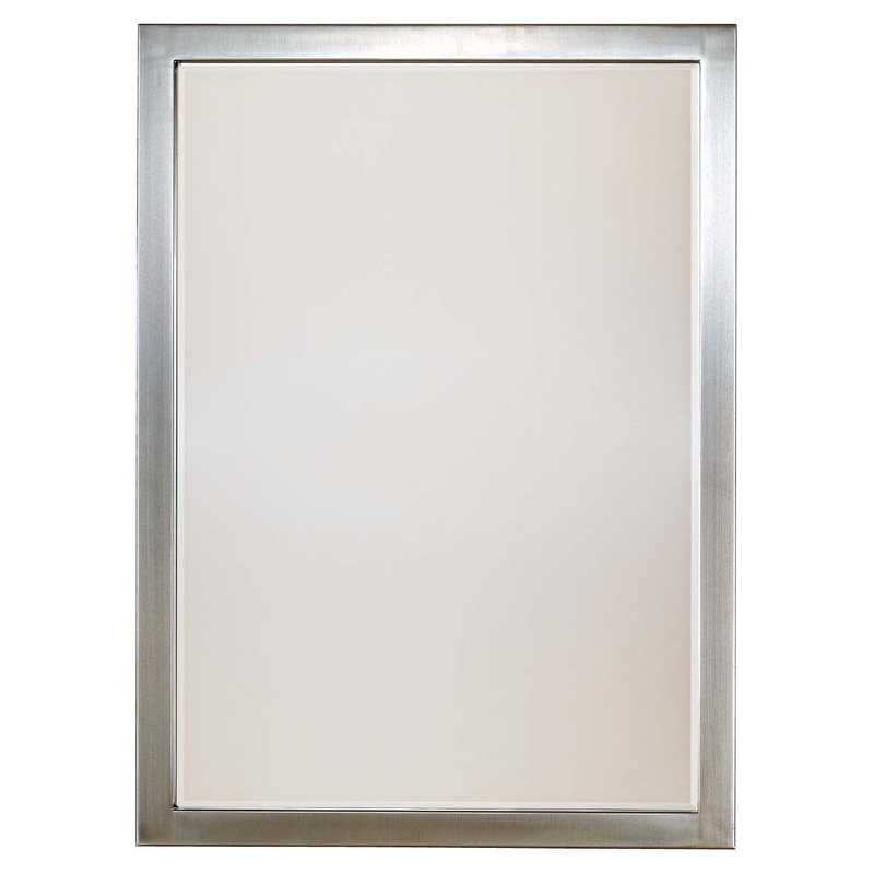 Paradox Mirror in Brushed Nickel