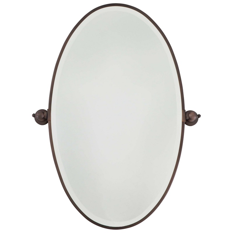 Pivot Mirrors Mirror in Dark Brushed Bronze (Plated)