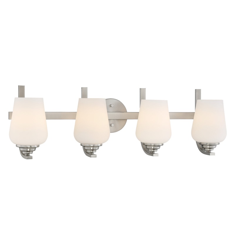 Shyloh Four Light Bath in Brushed Nickel