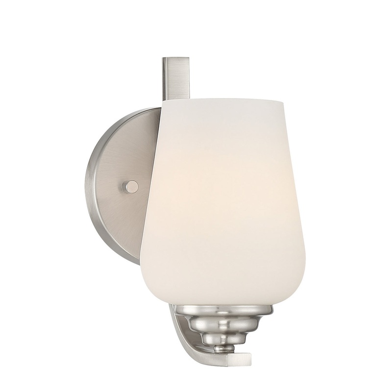 Shyloh One Light Bath in Brushed Nickel