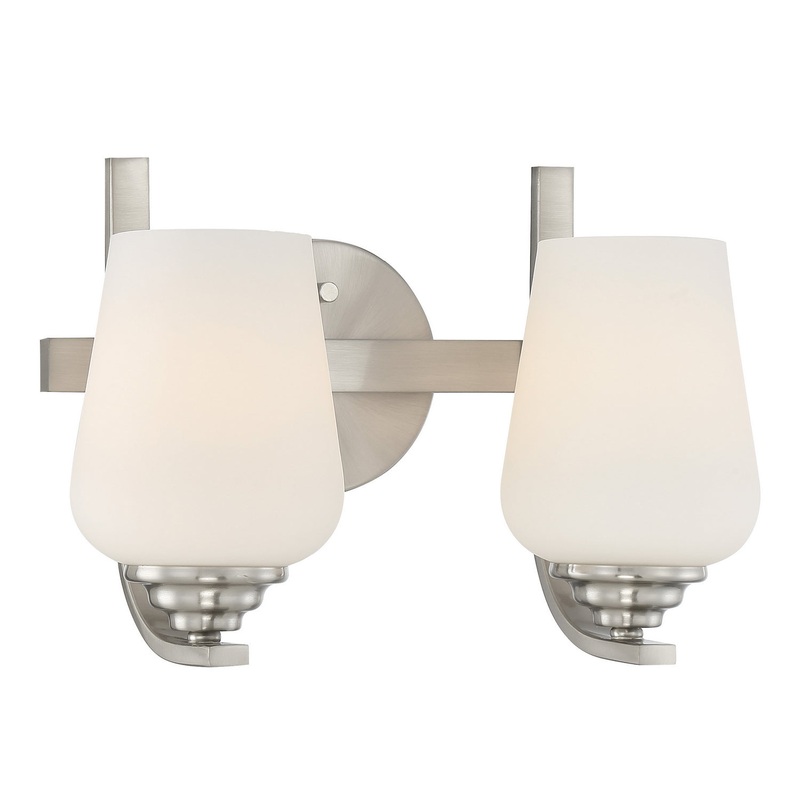 Shyloh Two Light Bath in Brushed Nickel