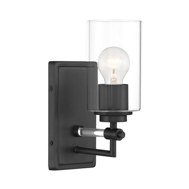 Binsly One Light Bath Vanity in Coal