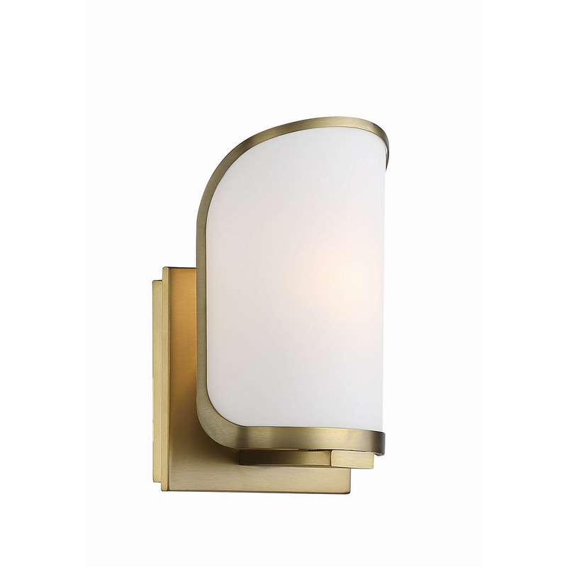 Bishop Crossing Bath One Light Bath Bar in Soft Brass