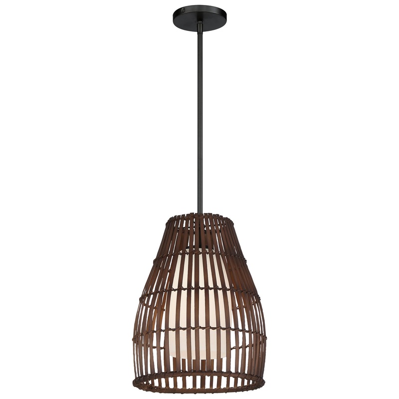 Brentwood Shore One Light Pendant in Coal