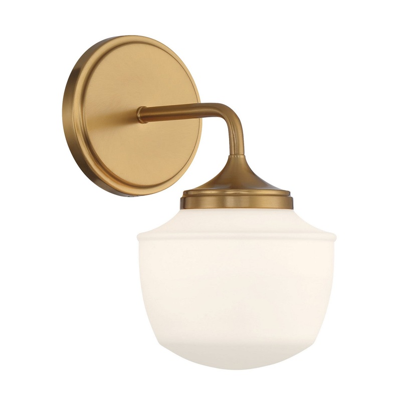 Cornwell One Light Bath Vanity in Antique Noble Brass