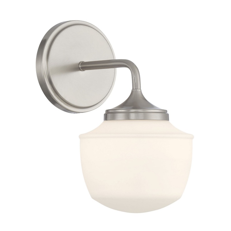 Cornwell One Light Bath Vanity in Brushed Nickel