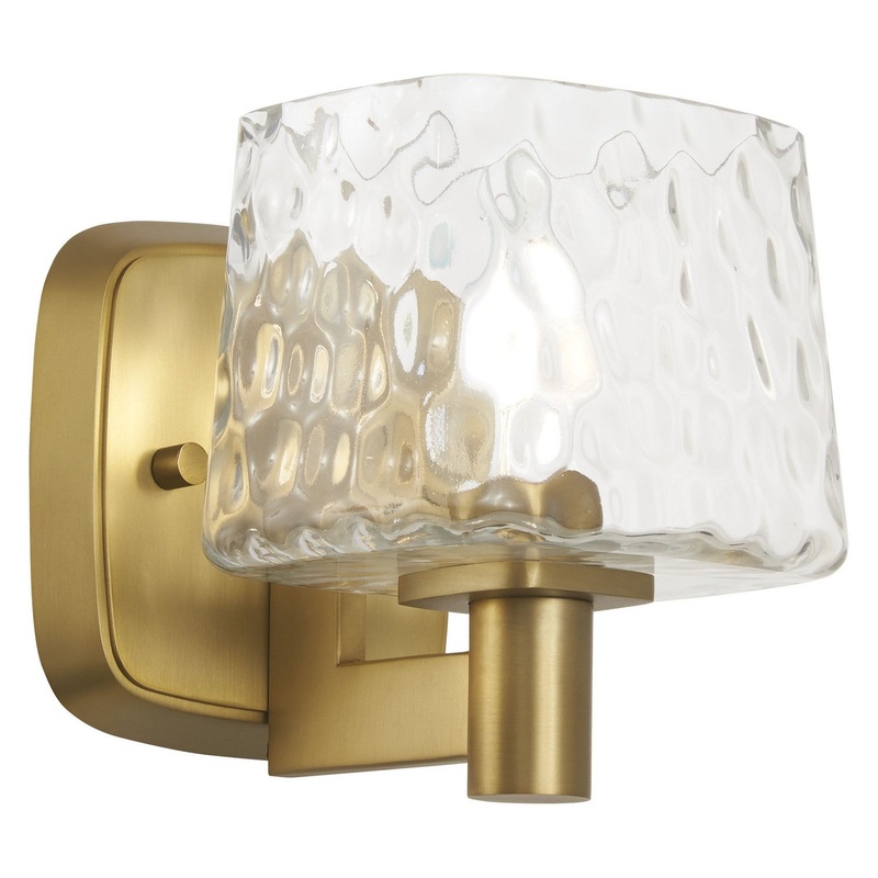 Drysdale One Light Bath Vanity in Soft Brass
