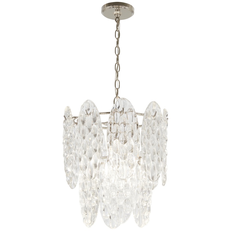 Isabella'S Reign One Light Pendant in Polished Nickel