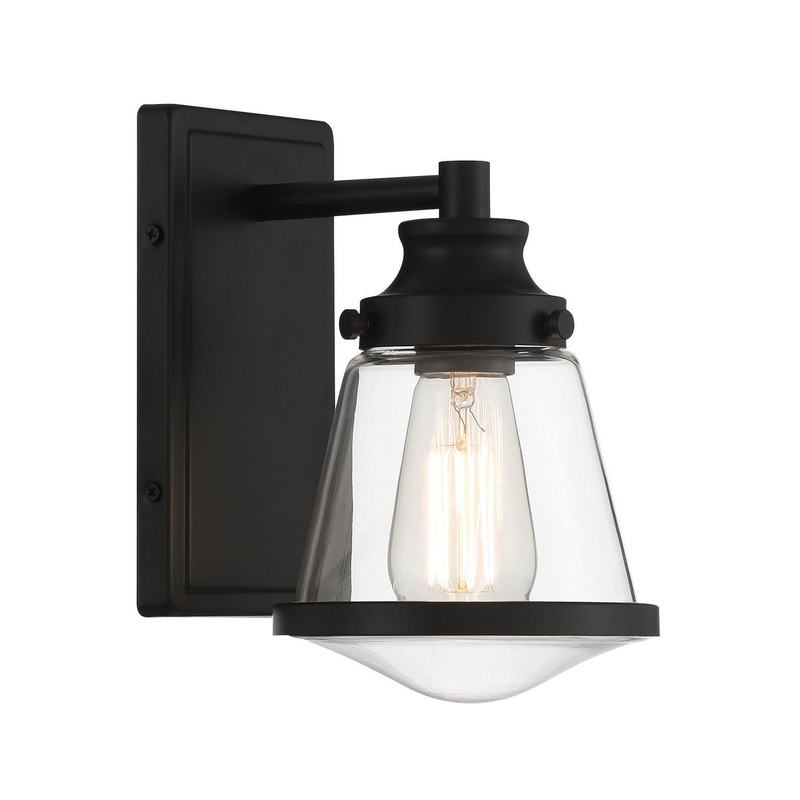 Mannsdale One Light Bath Vanity in Coal