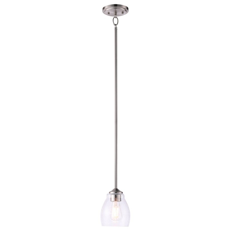Winsley One Light Pendant in Brushed Nickel