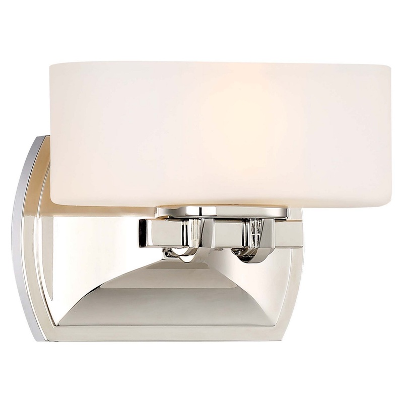 Drury One Light Bath in Polished Nickel