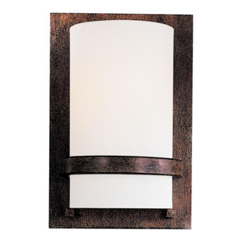 Fieldale Lodge One Light Wall Sconce in Iron Oxide