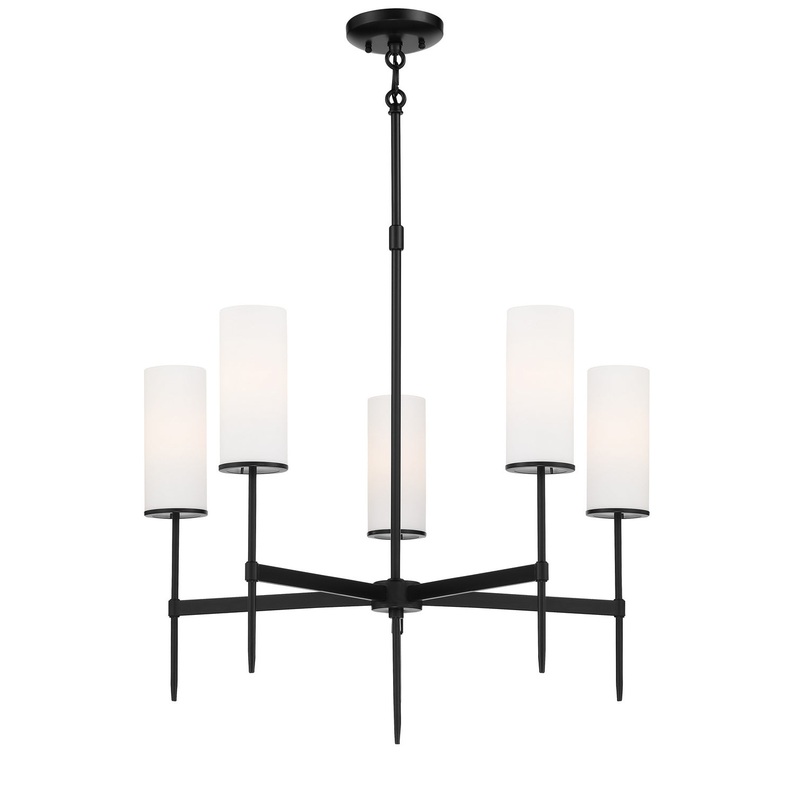 First Avenue Five Light Chandelier in Coal