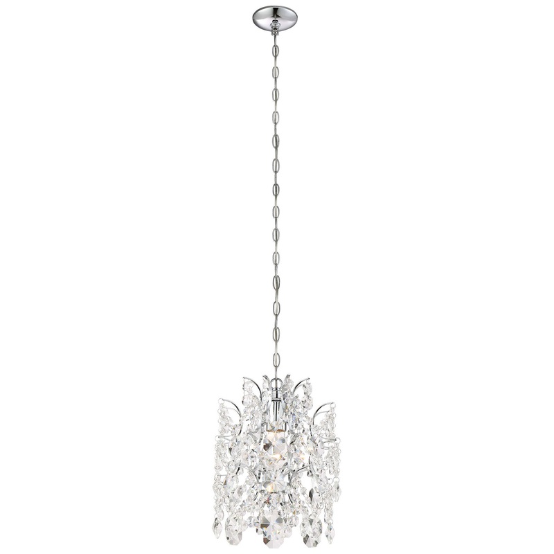 Isabella'S Crown One Light Mini Pendant in Chrome