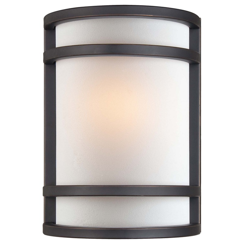 One Light Wall Mount in Dark Restoration Bronze