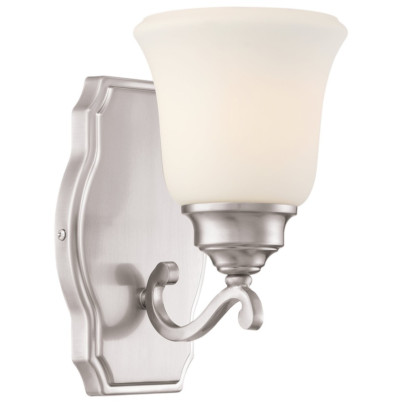 Savannah Row One Light Bath in Brushed Nickel