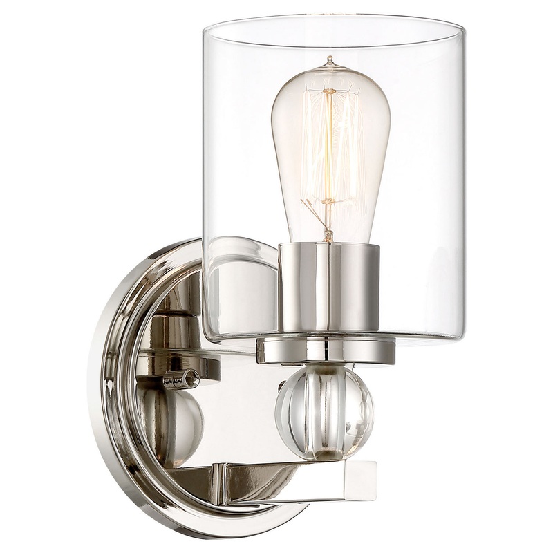 Studio 5 One Light Bath in Polished Nickel