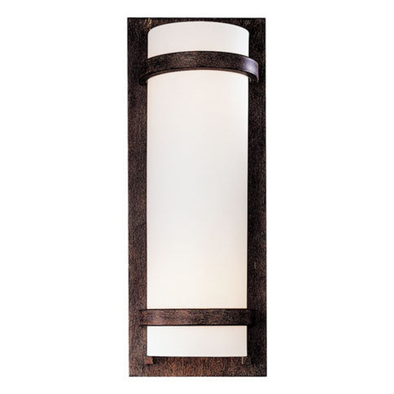 Two Light Wall Sconce in Iron Oxide