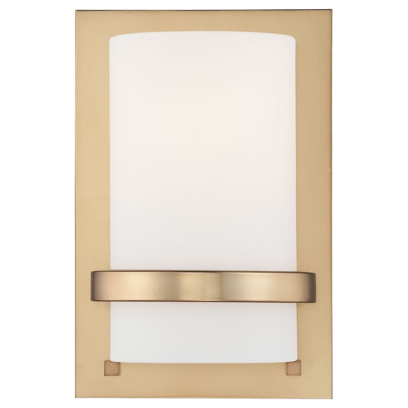 Wall Scones One Light Wall Sconce in Honey Gold