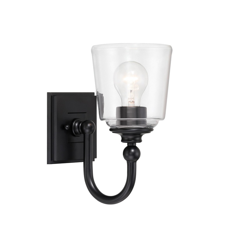 Antonia One Light Bath Vanity in Coal Black