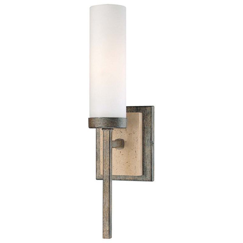Compositions One Light Wall Sconce in Aged Patina Iron