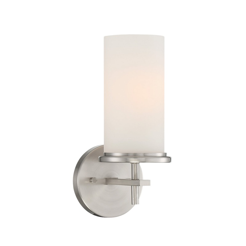 Haisley One Light Bath Bar in Brushed Nickel