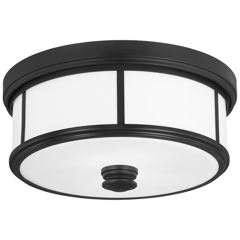 Harbour Point Two Light Ceiling Mount in Coal