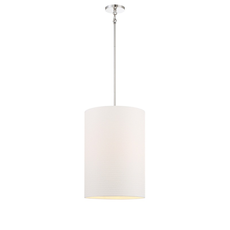 Palmetto Four Light Pendant in Polished Nickel
